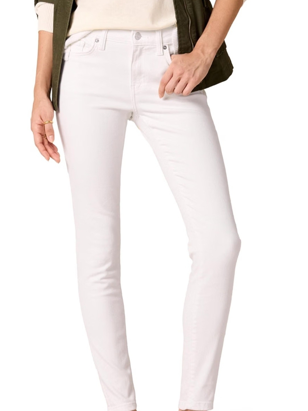 Amazon Essentials White Skinny Jeans for Women